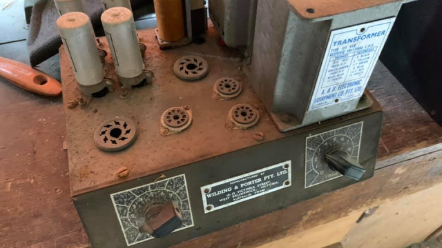 Musicola M12/10C - Amplifier (later version, missing tubes)